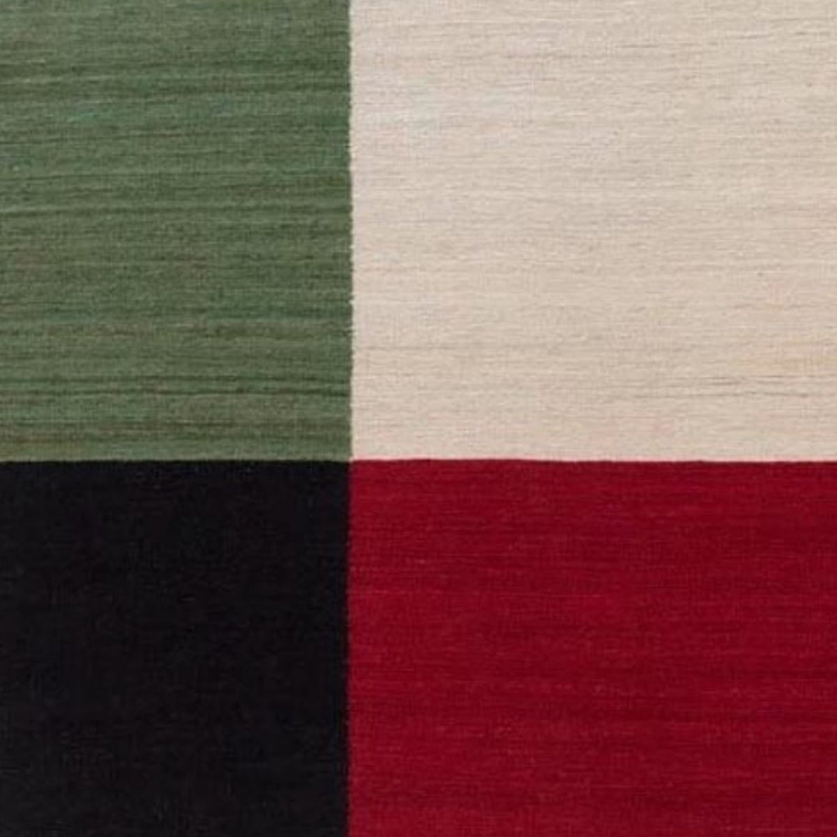Mélange Multicolor Handwoven Flatweave Wool Area Rug