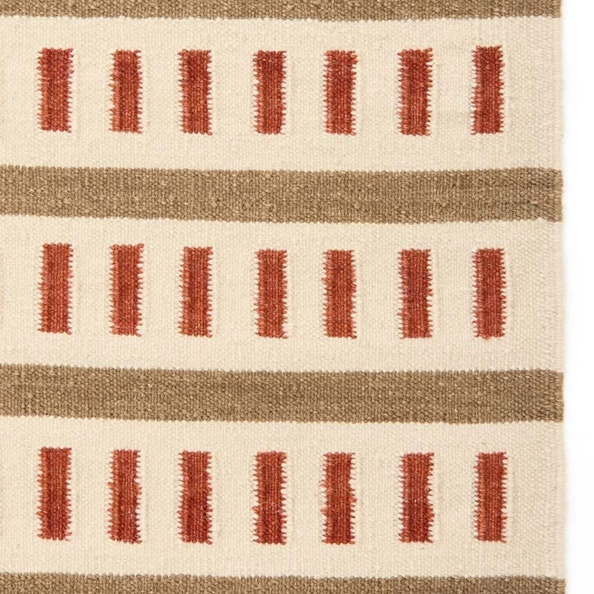 Tapis moderne géométrique pour salon, design scandinave, olive, rouille et rose