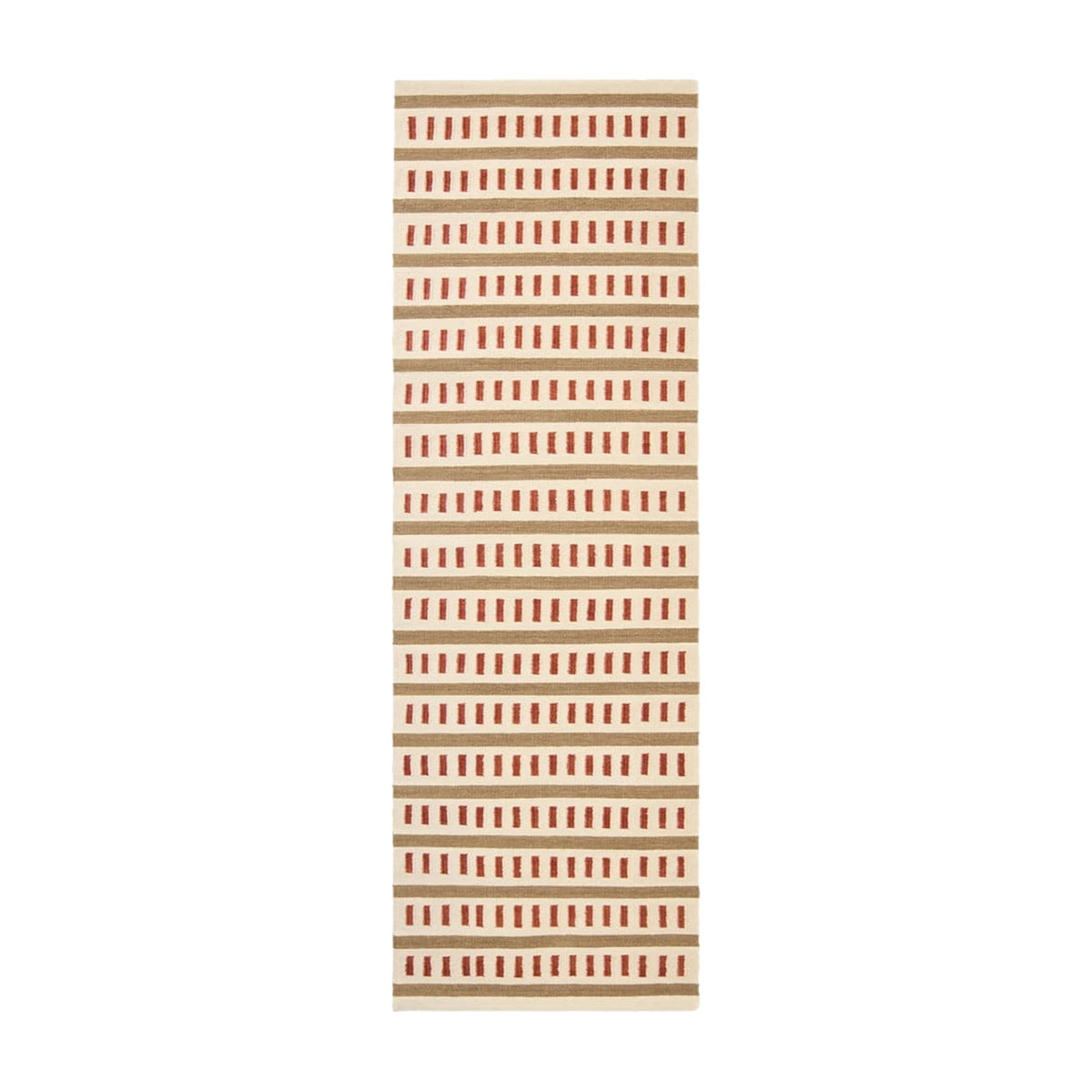 Tapis moderne géométrique pour salon, design scandinave, olive, rouille et rose