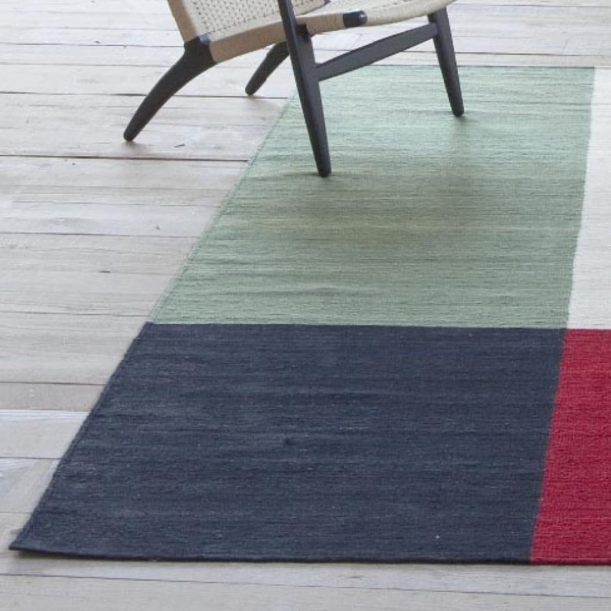 Tapis moderne géométrique pour salon, design scandinave, olive, rouille et rose