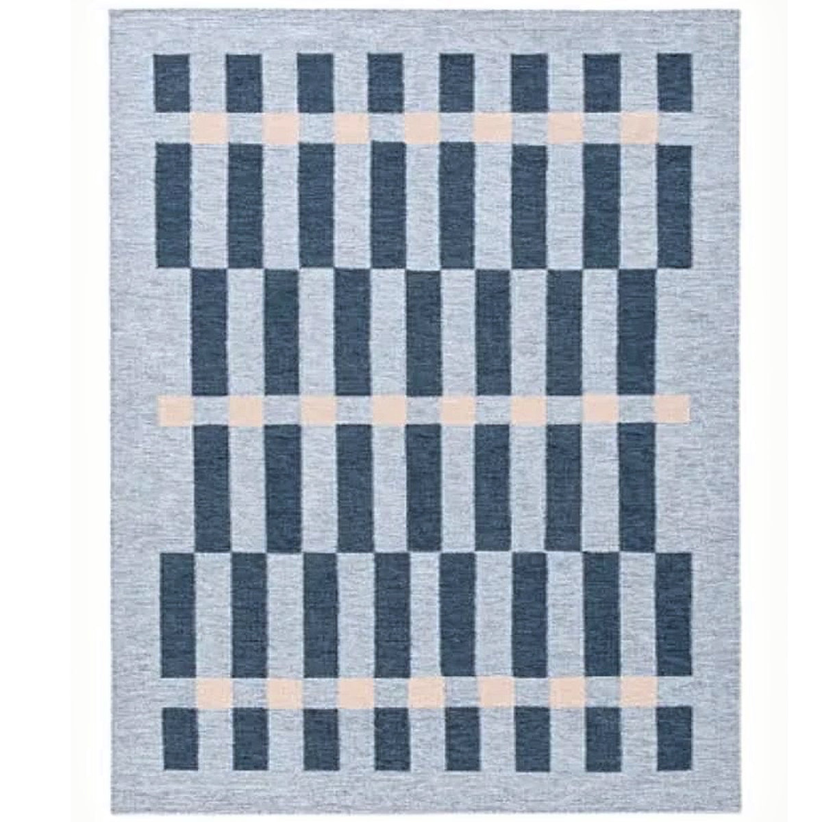 Tapis moderne géométrique pour salon, design scandinave, olive, rouille et rose
