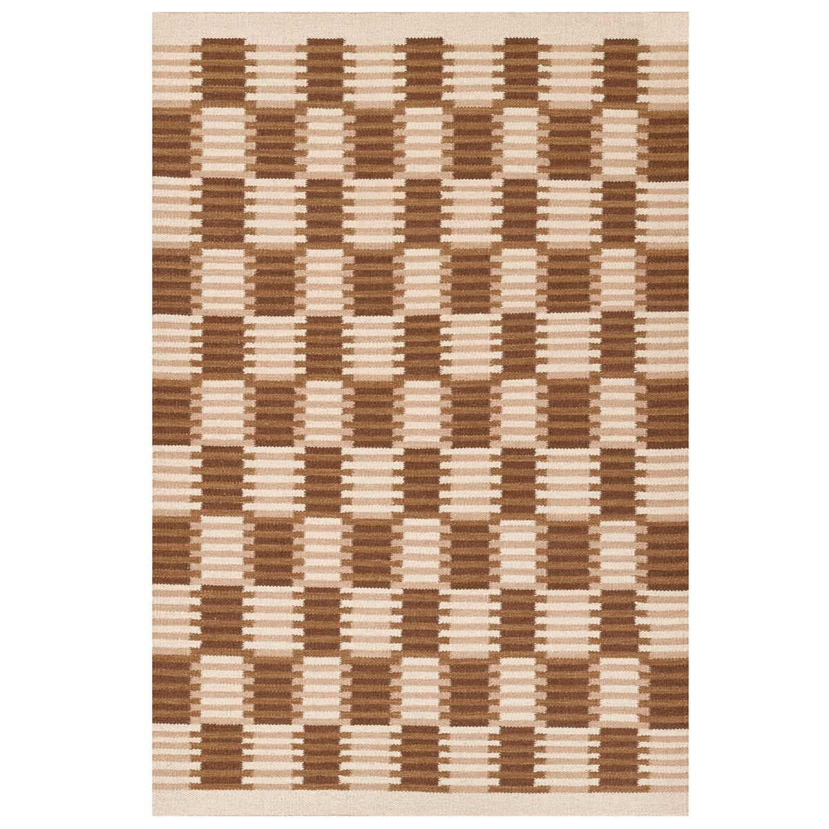 Tapis moderne géométrique pour salon, design scandinave, olive, rouille et rose