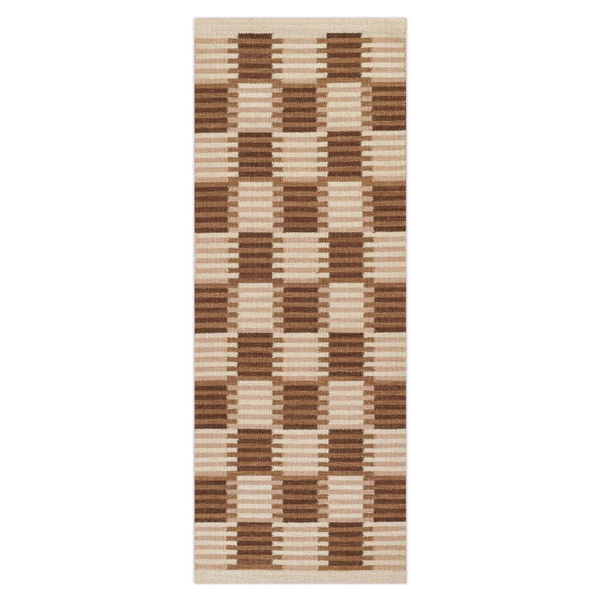 Tapis moderne géométrique pour salon, design scandinave, olive, rouille et rose